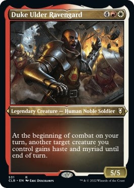 Image for Duke Ulder Ravengard (Foil Etched) (531) (CLB) - Magic: The Gathering