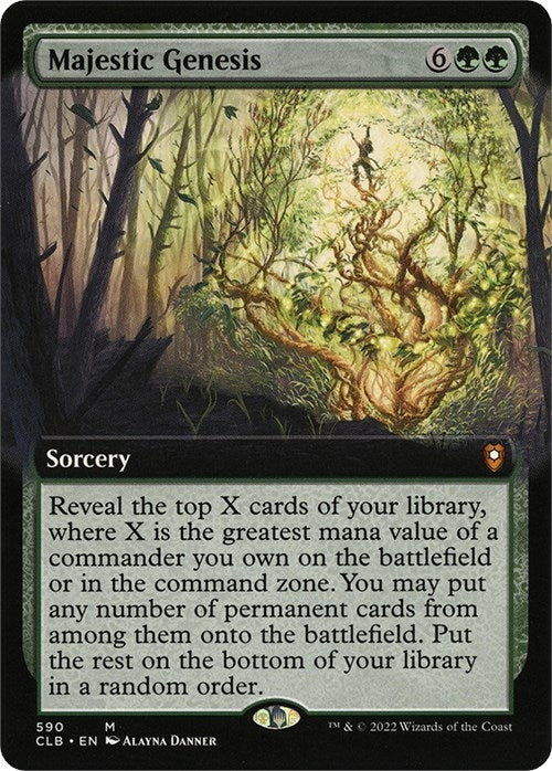 Image for Majestic Genesis (Extended Art) (590) (CLB) - Magic: The Gathering
