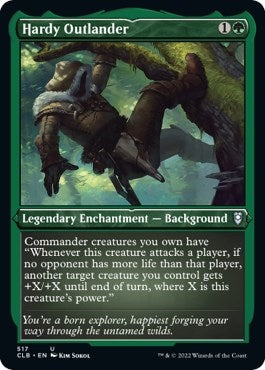 Image for Hardy Outlander (Foil Etched) (517) (CLB) - Magic: The Gathering