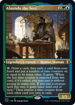 Image for Alaundo the Seer (Foil Etched) (523) (CLB) - Magic: The Gathering