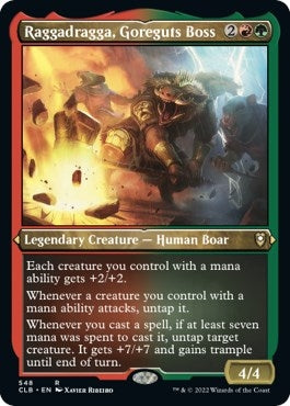 Image for Raggadragga, Goreguts Boss (Foil Etched) (548) (CLB) - Magic: The Gathering