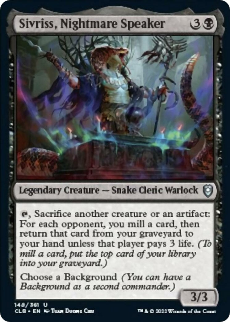 Image for Sivriss, Nightmare Speaker (148) (CLB) - Magic: The Gathering