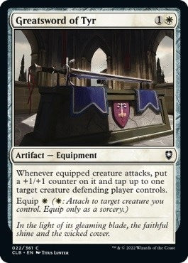 Image for Greatsword of Tyr (22) - Magic: The Gathering
