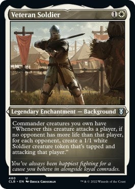 Image for Veteran Soldier (Foil Etched) (480) - Magic: The Gathering