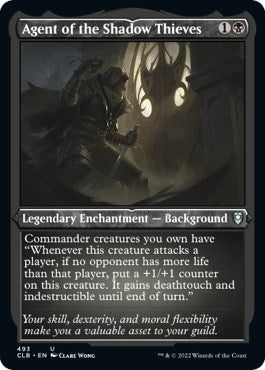 Image for Agent of the Shadow Thieves (Foil Etched) (493) (CLB) - Magic: The Gathering