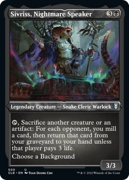Image for Sivriss, Nightmare Speaker (Foil Etched) (500) - Magic: The Gathering