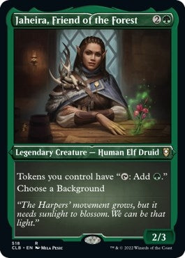 Image for Jaheira, Friend of the Forest (Foil Etched) (518) - Magic: The Gathering