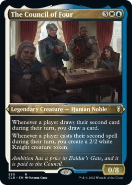 Image for The Council of Four (Foil Etched) (530) - Magic: The Gathering
