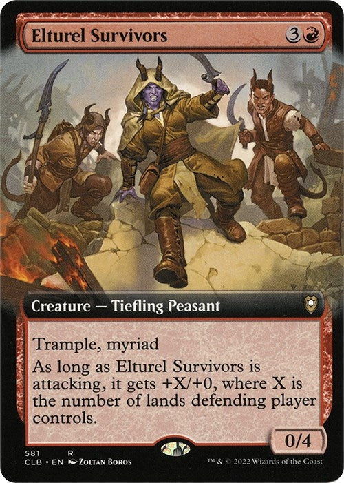Image for Elturel Survivors (Extended Art) (581) - Magic: The Gathering