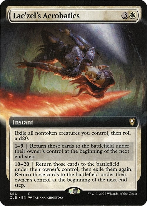 Image for Lae'zel's Acrobatics (Extended Art) (556) - Magic: The Gathering