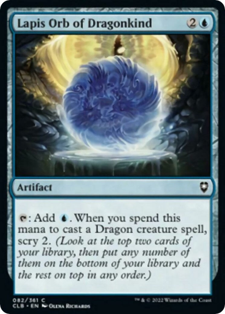 Image for Lapis Orb of Dragonkind (82) - Magic: The Gathering