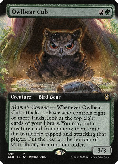 Image for Owlbear Cub (Extended Art) (592) - Magic: The Gathering