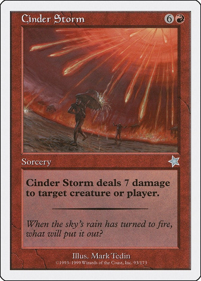 Image for Cinder Storm (93) - Magic: The Gathering
