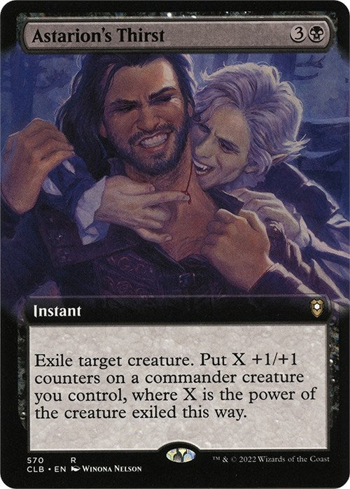 Image for Astarion's Thirst (Extended Art) (570) - Magic: The Gathering