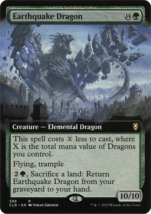 Image for Earthquake Dragon (Extended Art) (588) - Magic: The Gathering