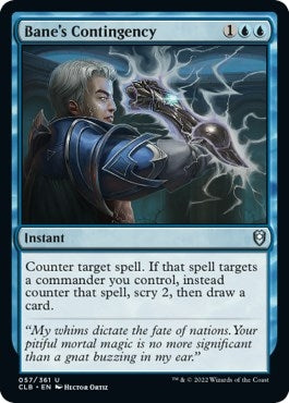 Image for Bane's Contingency (57) (CLB) - Magic: The Gathering
