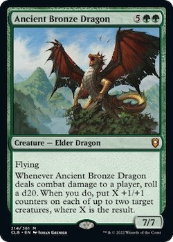 Image for Ancient Bronze Dragon (214) (CLB) - Magic: The Gathering