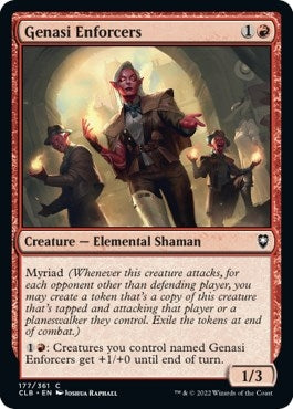 Image for Genasi Enforcers (177) (CLB) - Magic: The Gathering