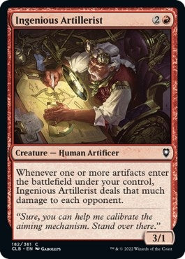 Image for Ingenious Artillerist (182) (CLB) - Magic: The Gathering
