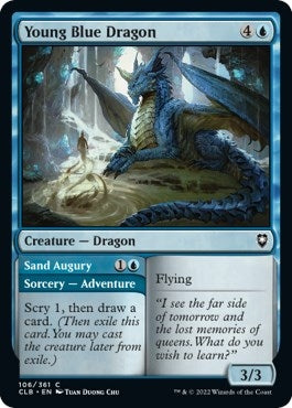 Image for Young Blue Dragon (106) - Magic: The Gathering