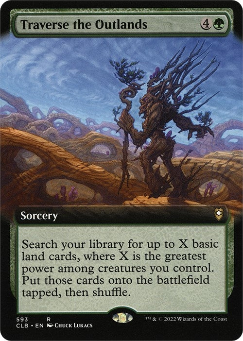 Image for Traverse the Outlands (Extended Art) (593) - Magic: The Gathering