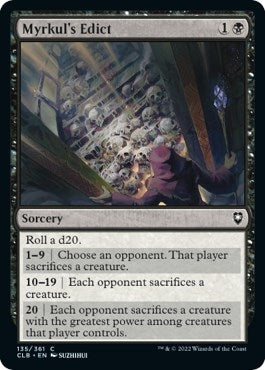 Image for Myrkul's Edict (135) - Magic: The Gathering