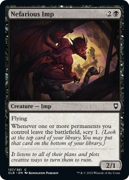 Image for Nefarious Imp (137) - Magic: The Gathering
