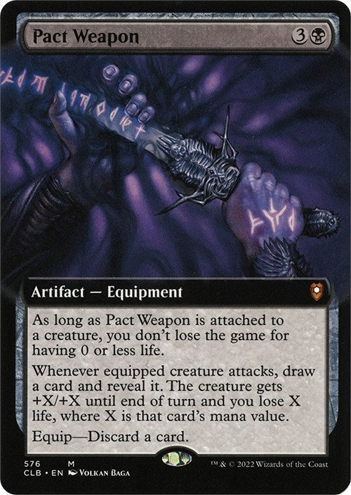 Image for Pact Weapon (Extended Art) (576) - Magic: The Gathering