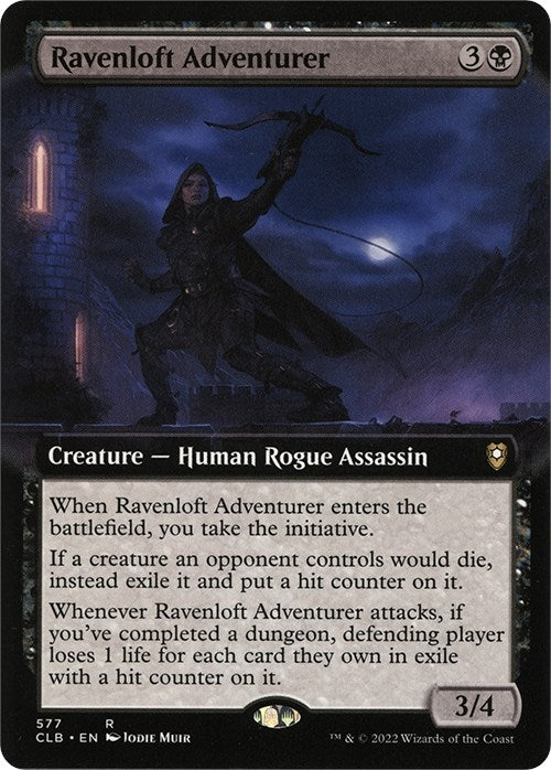 Image for Ravenloft Adventurer (Extended Art) (577) - Magic: The Gathering