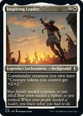 Image for Inspiring Leader (Foil Etched) (475) - Magic: The Gathering