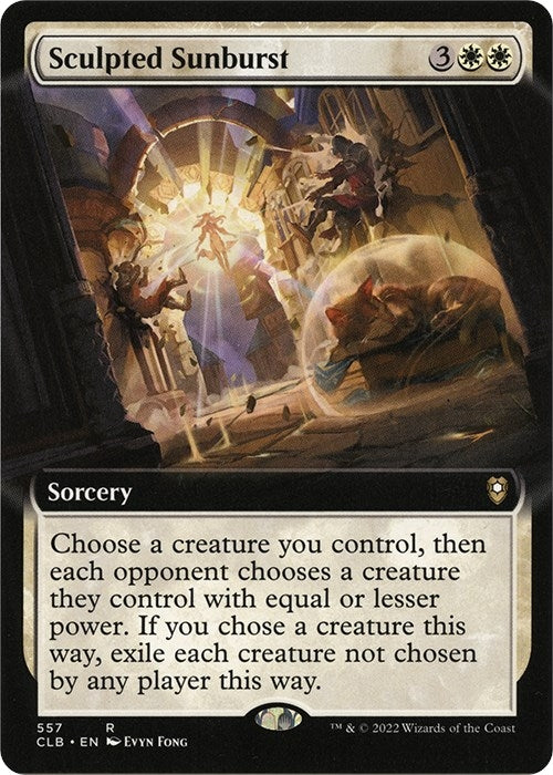 Image for Sculpted Sunburst (Extended Art) (557) - Magic: The Gathering