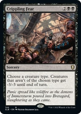 Image for Crippling Fear (745) (CLB) - Magic: The Gathering
