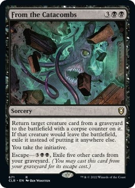 Image for From the Catacombs (671) (CLB) - Magic: The Gathering