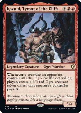 Image for Kazuul, Tyrant of the Cliffs (800) (CLB) - Magic: The Gathering