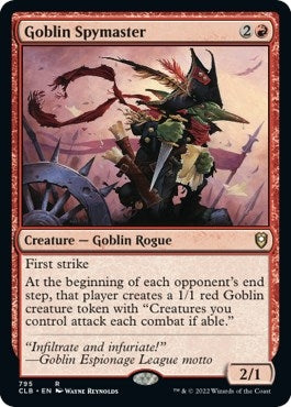 Image for Goblin Spymaster (795) (CLB) - Magic: The Gathering