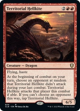 Image for Territorial Hellkite (809) (CLB) - Magic: The Gathering