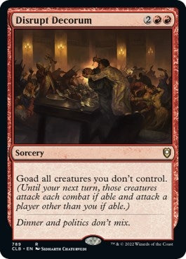 Image for Disrupt Decorum (789) - Magic: The Gathering