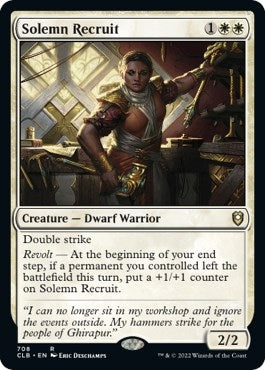 Image for Solemn Recruit (708) - Magic: The Gathering