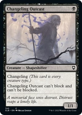 Image for Changeling Outcast (743) (CLB) - Magic: The Gathering
