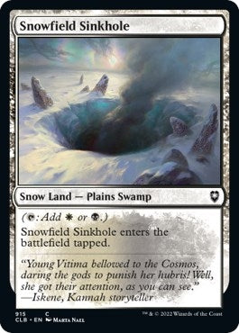 Image for Snowfield Sinkhole (915) (CLB) - Magic: The Gathering