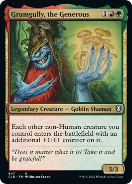Image for Grumgully, the Generous (847) (CLB) - Magic: The Gathering