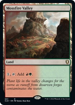 Image for Mossfire Valley (901) (CLB) - Magic: The Gathering