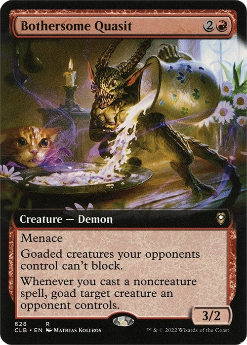 Image for Bothersome Quasit (Extended Art) (628) (CLB) - Magic: The Gathering