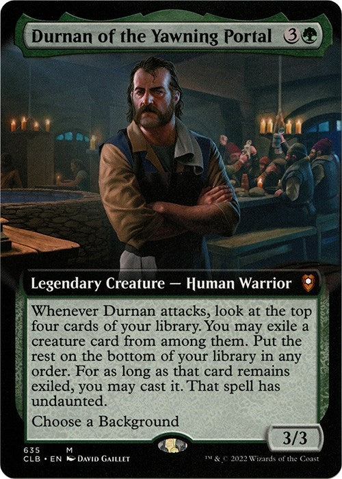Image for Durnan of the Yawning Portal (Extended Art) (635) (CLB) - Magic: The Gathering