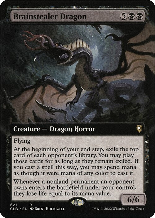 Image for Brainstealer Dragon (Extended Art) (621) (CLB) - Magic: The Gathering