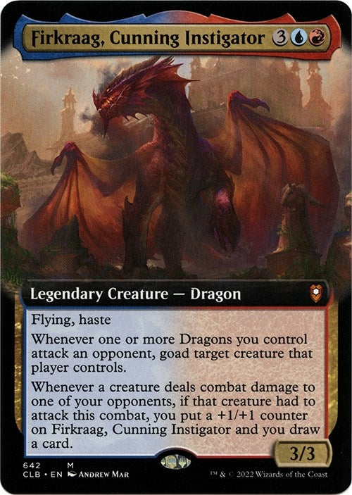 Image for Firkraag, Cunning Instigator (Extended Art) (642) (CLB) - Magic: The Gathering