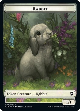 Image for Rabbit Token (4) - Magic: The Gathering