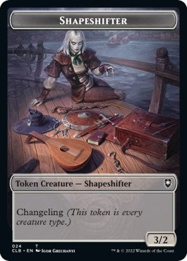 Image for Shapeshifter (024) // Shapeshifter (028) Double-Sided Token (24 // 28) - Magic: The Gathering