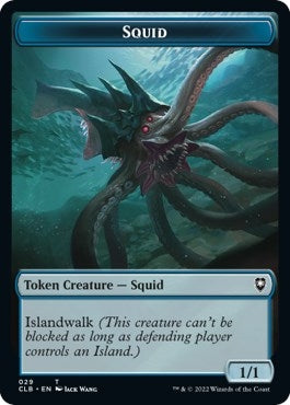 Image for Squid // Copy Double-Sided Token (29 // 19) - Magic: The Gathering