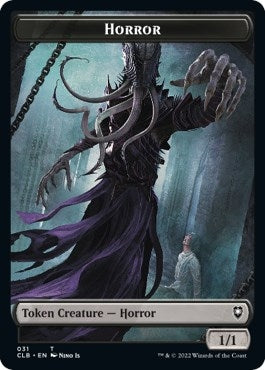 Image for Horror // Centaur Double-Sided Token (31 // 39) - Magic: The Gathering